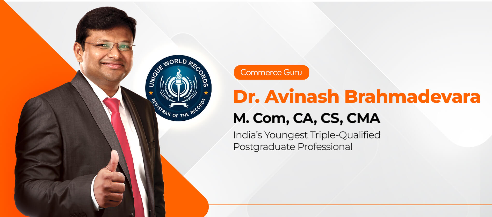 Dr. Avinash Brahmadevara - India's Youngest Triple-Qualified Postgraduate Professional
